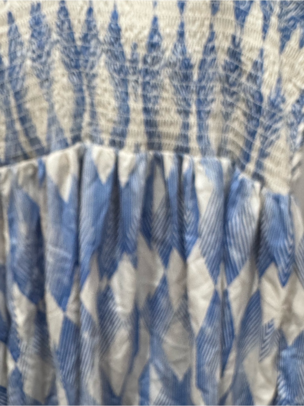 Roxy Blue & White Printed Spaghetti-Strap Dress with Front Zip - Picture 4 of 6